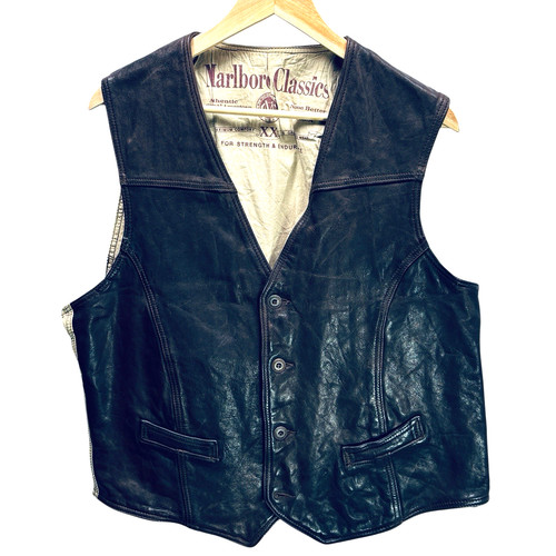 Gilet marlboro classics - gilet, pelle