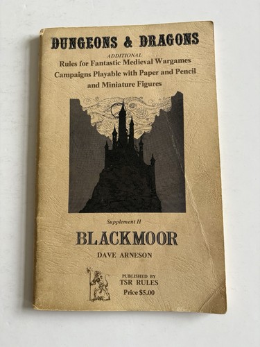 Dungeons and dragons blackmoor - dungeons,