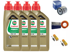KIT TAGLIANDO BMW R 1200 C 1997 1998 1999 CASTROL 15W50 FILTRI OLIO ARIA CANDELE