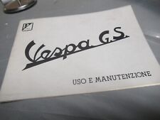 Piaggio Vespa GS - Libretto istruzioni per l' uso - Ricambio usato