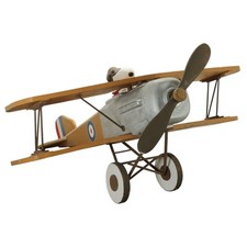 Modello di Aereo con Snoopy Aviatore Polistirolo Dipinto '900 Originale