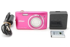 [OTTIME CONDIZIONI] Nikon Coolpix S3500 20,1 MP ROSA 4x fotocamera digitale compatta dal GIAPPONE