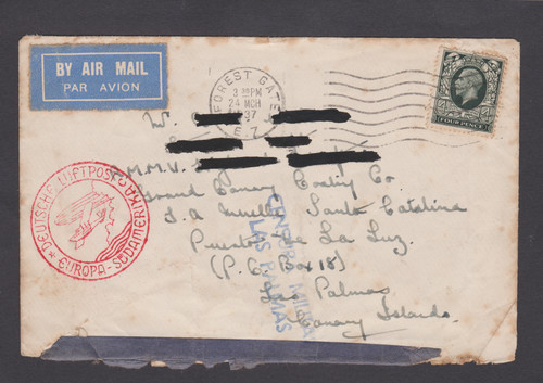 Kgv 1937 sg445 - 4d, copertina