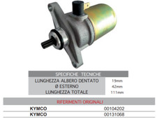 MOTORINO D'AVVIAMENTO KYMCO