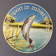 Raro Adesivo Amsterdam Zuiver Lucido Vintage Pesca Colorato Effimera Unico