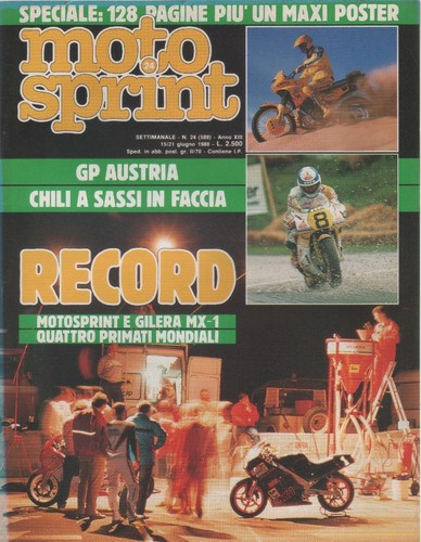 Moto sprint 1988 - ,
