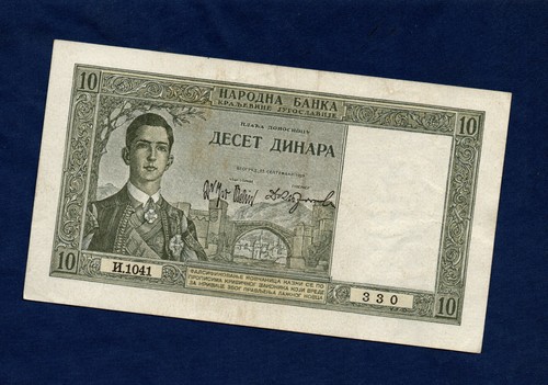 Jugoslavia banconota 1939 10 - jugoslavia,