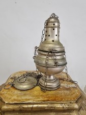 CALICE OSTENSORIO RELIQUIARIO PISSIDE NAVICELLA LAMPADA ASPERSORIO TURIBOLO 