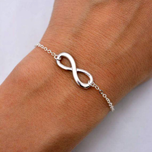 Bracciale infinito argento - bracciale,