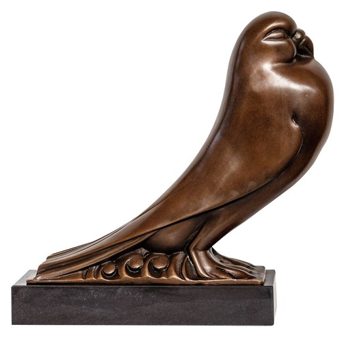Scultura piccione uccello in - scultura,