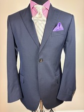 Giacca sportiva ETRO Milano Made In ITALY blu navy e blu 42 R e52