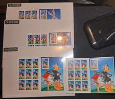 Collezione francobolli vintage anni 90 Looney Tunes