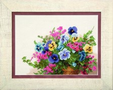 Cross Stitch "Pansy"