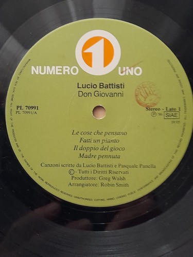 Disco vinile lucio battisti - vinile,