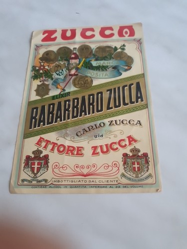 Etichetta rabarbaro zucca - rabarbaro,
