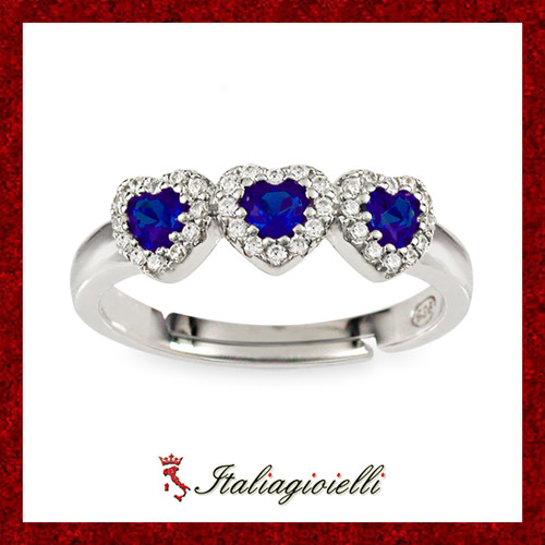 Splendido anello trilogy cuori - anello,