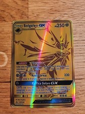 Carta pokemon oro - pokemon, solgaleo