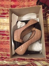 scarpe decoltè trapuntata