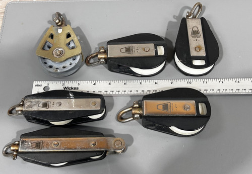 Blocchi puleggia vela yacht - 6x,