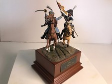 SOLDATINI  24 A CAVALLO- 47 A PIEDI- 6 DIORAMI -  54 MM DIPINDI DA CAMPOMAGNANI 