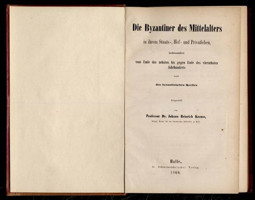 1869 krause bizantini del - bizantini,