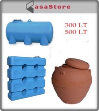 SERBATOIO CISTERNA POLIETILENE ORCIO AUTOCLAVE RACCOLTA ACQUA 300L - 500L