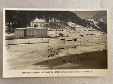 BRESCIA - Ponte di Legno - Grande Albergo col suo campo da neve