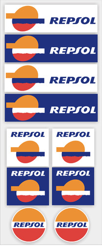 Decalcomanie repsol x10 - decalcomanie, /