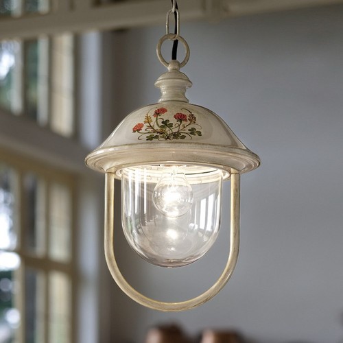 Light hand decorated ivory - light,
