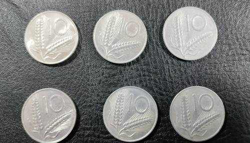 Lotto monete lire spiga - 6,