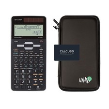 Sharp EL-W506T Grigio incl. Custodia Protettiva WYNGS Nero - Scientifico