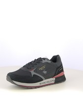 Sneakers stringate uomo nero