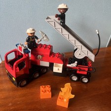 lego duplo 4977 camion dei pompieri camion pompiere rimorchio lego ville luci suoni