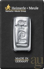 HEIMERLE+MEULE GROUP  LINGOTTO   100 GRAMMI ARGENTO 999.9   NUOVO IN BLISTER