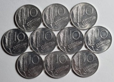 10 Lire 1975 - Lotto 10 Monete