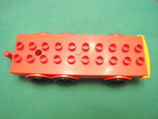 LEGO DUPLO VINTAGE vagone wagon train treno trenino red