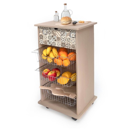 Carrello cucina portafrutta