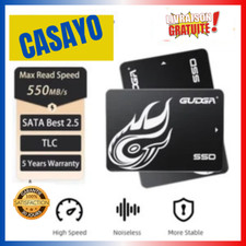 SSD 2.5" SATA3 GUDGA 128Go 256Go  Disque Dur Interne PC Portable & Bureau