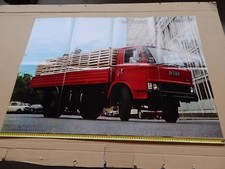 RARO MANIFESTO POSTER ORIGINALE CAMION FIAT 80 NC 80NC