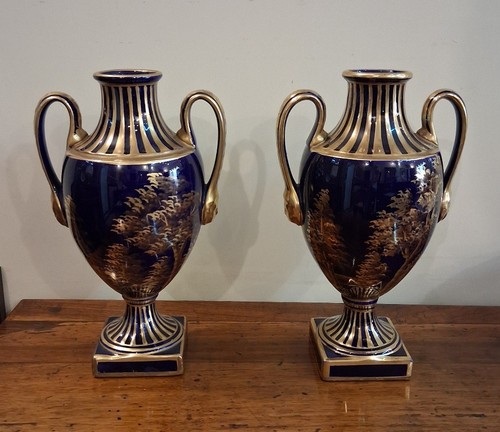 Coppia vasi porcellana - di,