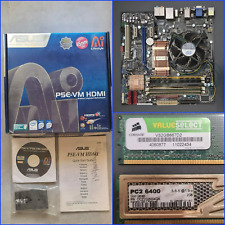 ASUS P5E-VM HDMI LGA775 Motherboard + CPU INTEL CORE 2 QUAD CORE Q6600 + 8GB RAM