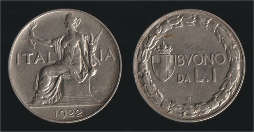 Buono lira 1922 - 1,