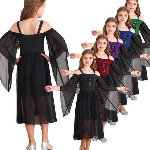 Maxi abito bambina medievale