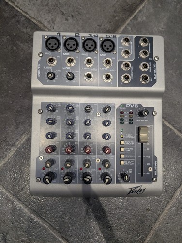 Peavey pv6 mixer - peavey,