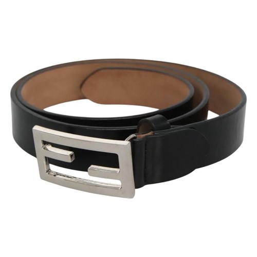 Fendi cintura pelle nera - fendi,