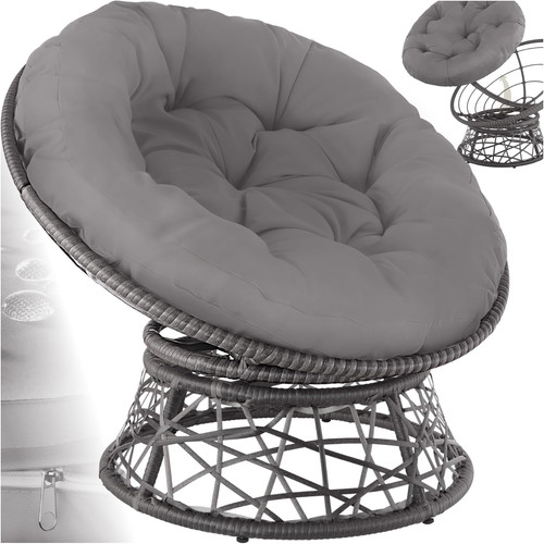 Poltrona rotonda in rattan - poltrona,