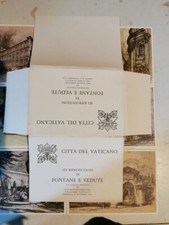 VATICANO_Serie di 6 cartoline Fontane e Venute