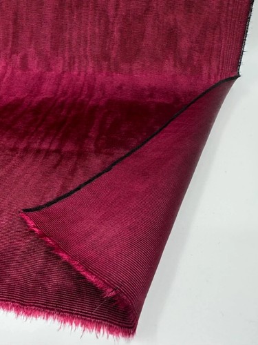 Moire seta bordeaux - di, 2