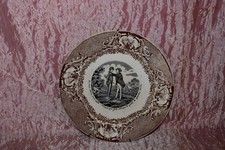 Piatto ceramica Giro Elettorale se sono.. S. C. Italiana Laveno cm. 22 (2)  V2 ^