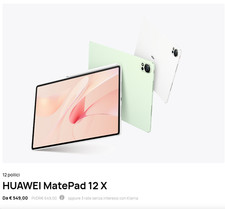 Huawei Matepad 12 X praticamente nuovo completo di tastiera mai usata